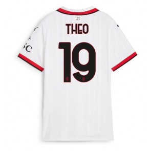 AC Milan Theo Hernandez #19 Udebanetrøje Dame 2024-25 Kort ærmer